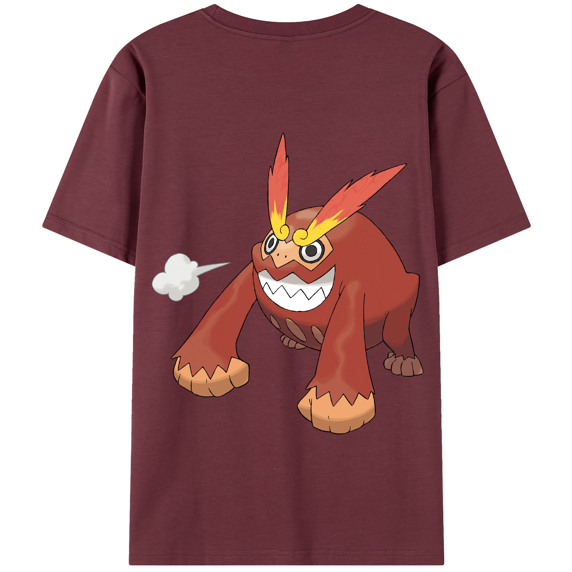 （画像用） ポケットモンスター Pokémon 綿100％半袖Tシャツ（背面プリント）
